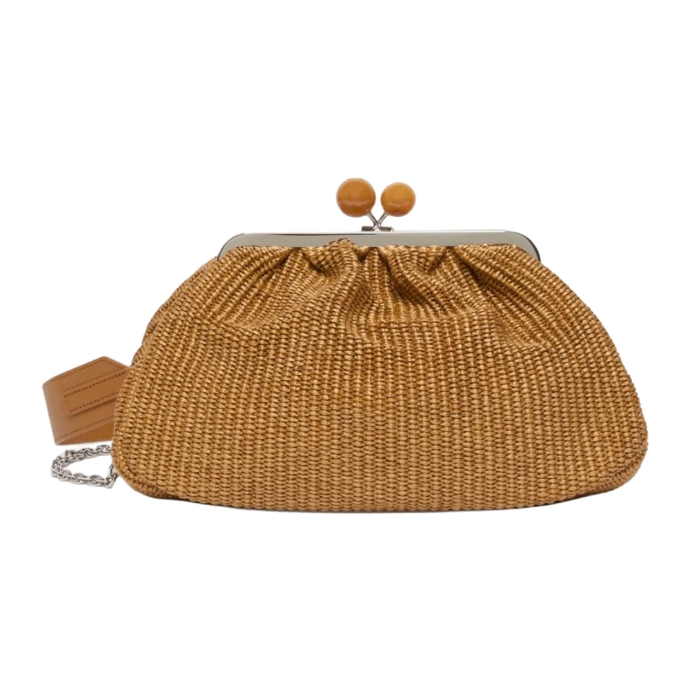 Max Mara Women's Orange Clutches, One Size, Pasticcino Bag Medium