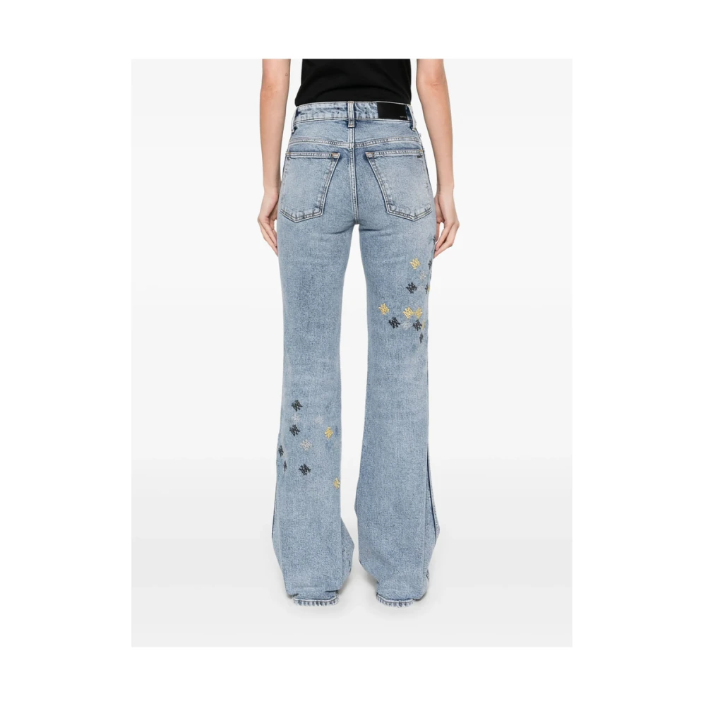 Amiri Blauwe Klassieke Five-Pocket Jeans Blue Dames