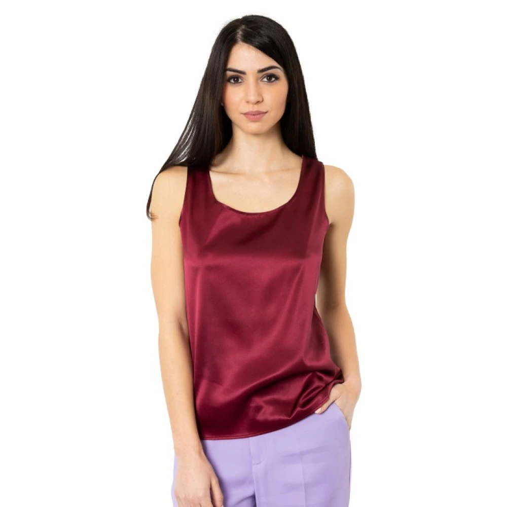 Tops > Sleeveless Tops - - Simona Corsellini - Modalova