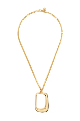 Oval Hängsmycke Halsband