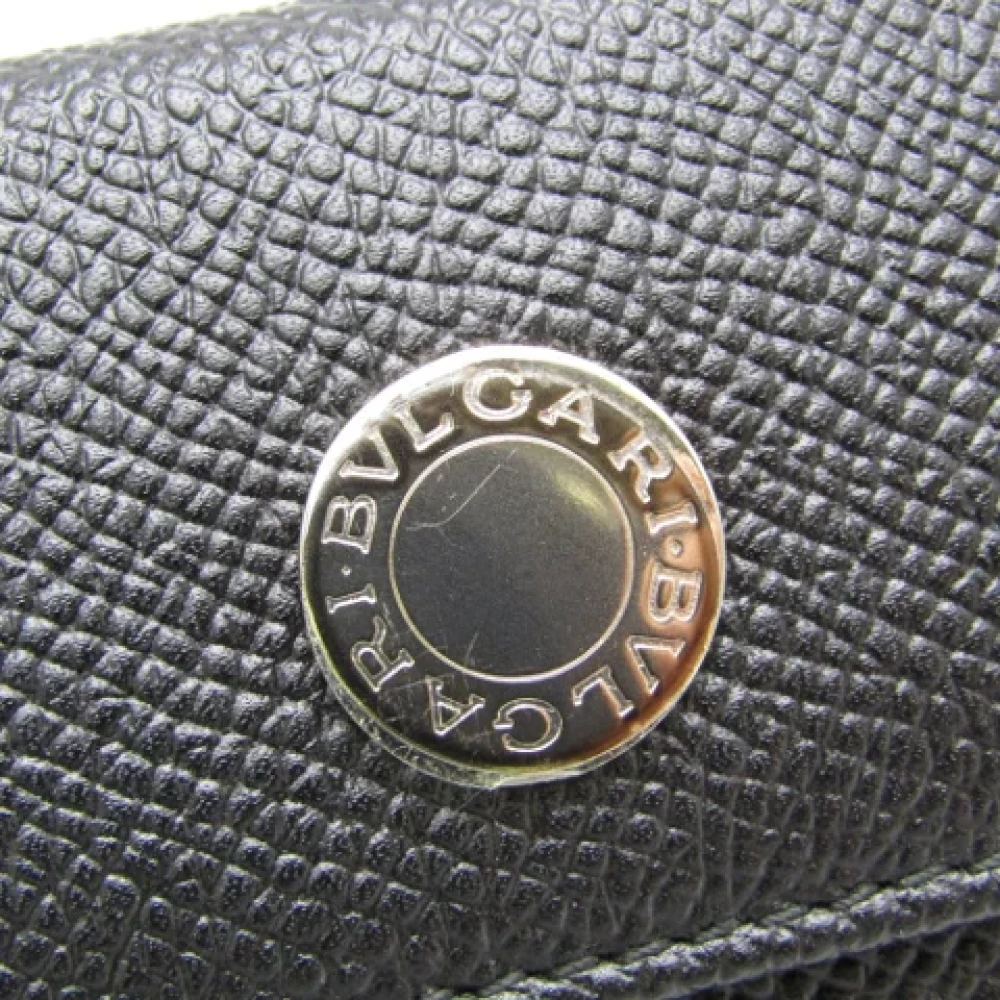 Bvlgari Vintage Pre-owned Canvas key-holders Black Dames