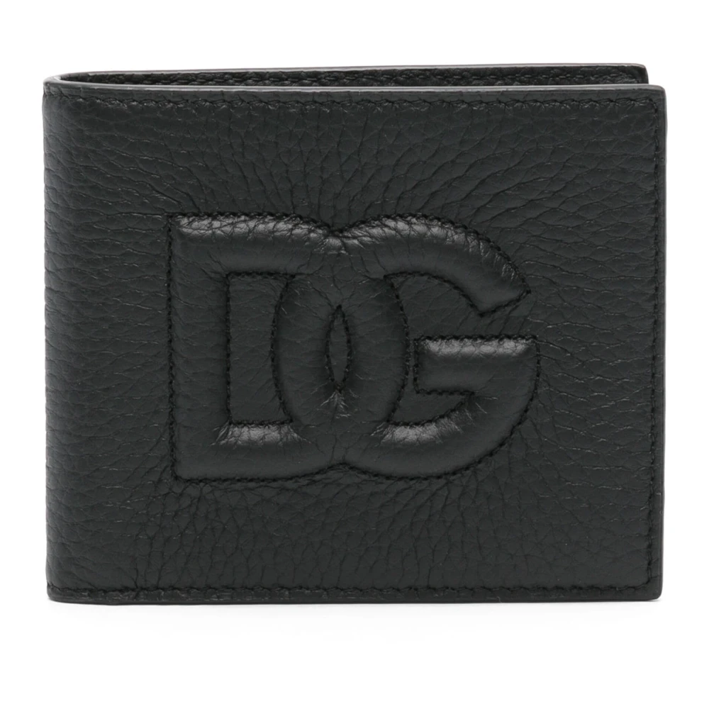Dolce & Gabbana Zwarte Bifold Classico Portemonnees Black Heren