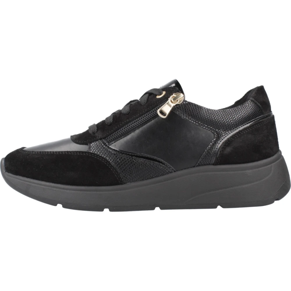 Geox Cristael Sneakers Dames Schoenen Zwart