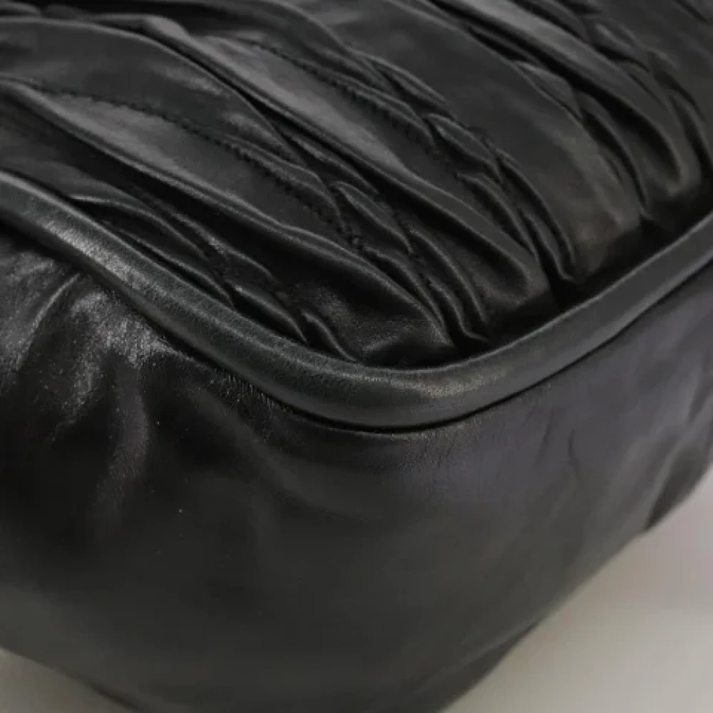 Bally Pre-owned Leather shoulder-bags Black Dames