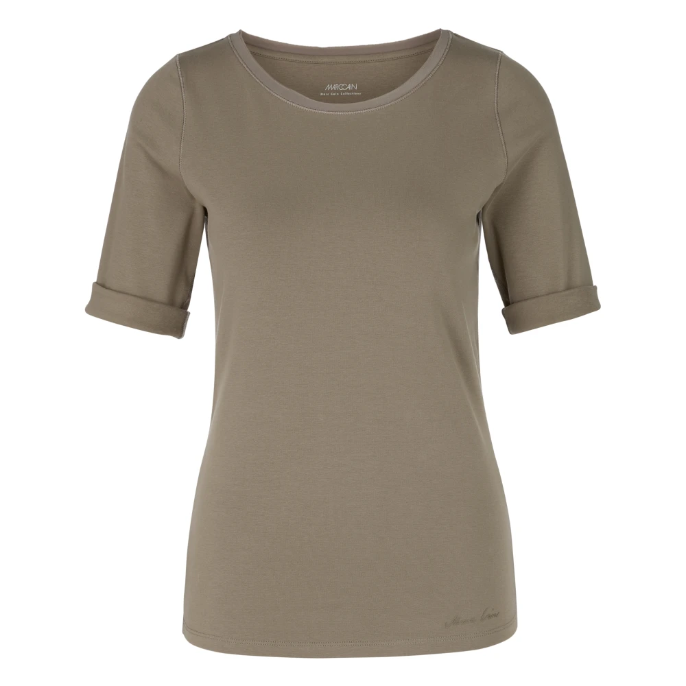 Marc Cain Casual T-shirt met halve mouwen Gray Dames