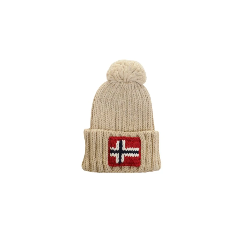 Napapijri Beige Akryl Hatt & Mössa Beige, Herr