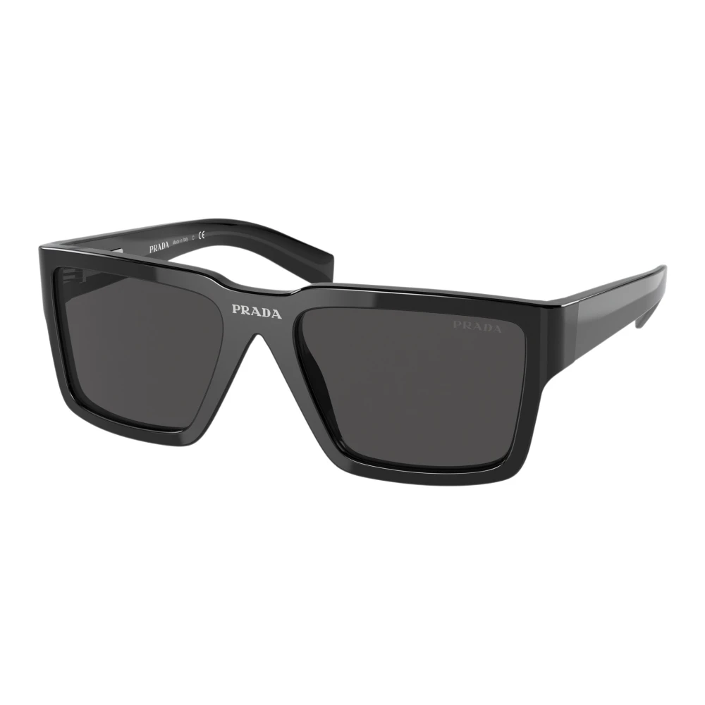 Prada Rektangulära solglasögon - Svart Black, Herr