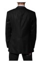 blazer-en-laine-rayee-a-revers-en-pointe