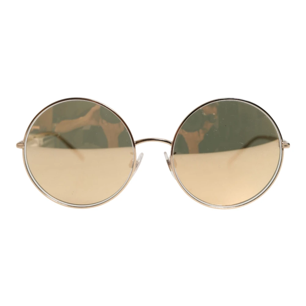 Dolce & Gabbana Women's Yellow Sunglasses, One Size, Dg2215k Round Shades
