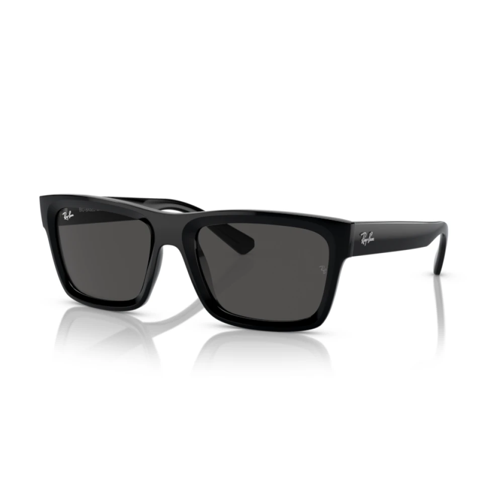 Ray-Ban Unisex Black Warren Sunglasses, Sunglasses, 57 Mm, Accessories
