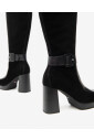 bottines-a-boucle-en-daim-noir-et-cuir