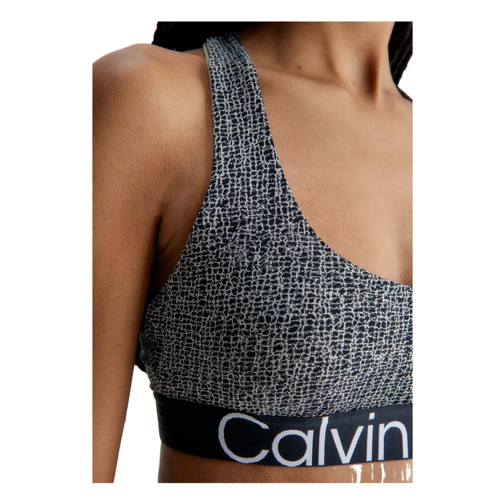 Calvin Klein Sportbeha met Medium Ondersteuning voor Dames Gray Dames