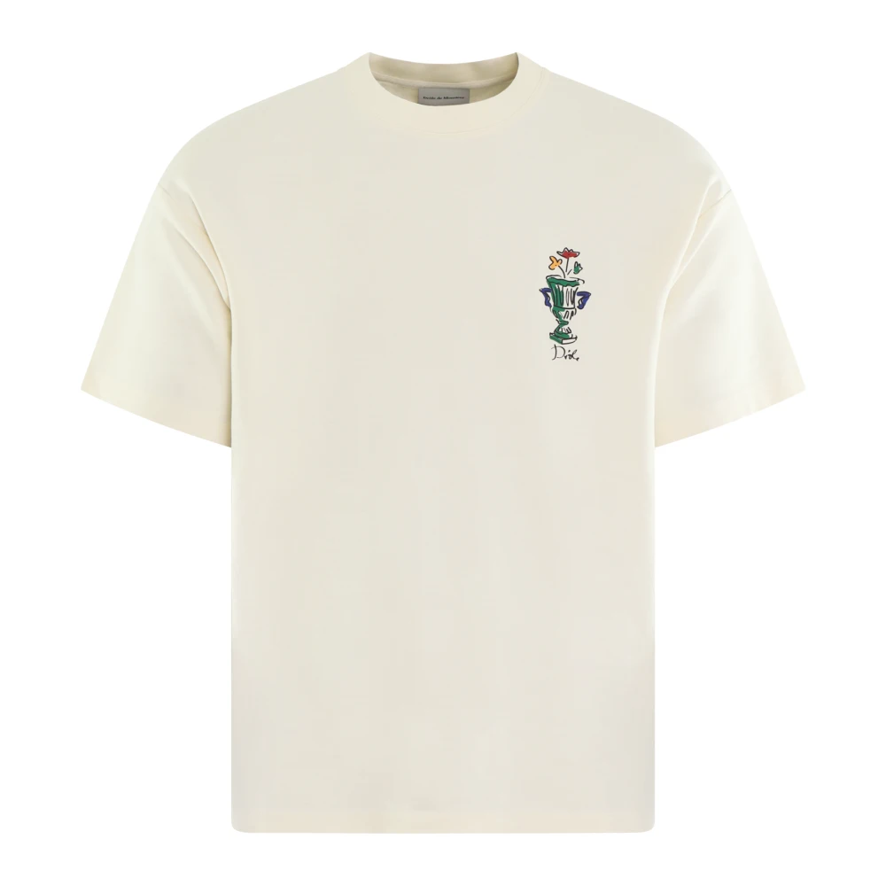 Drole de Monsieur Heren T-shirt Vaas Beige Heren