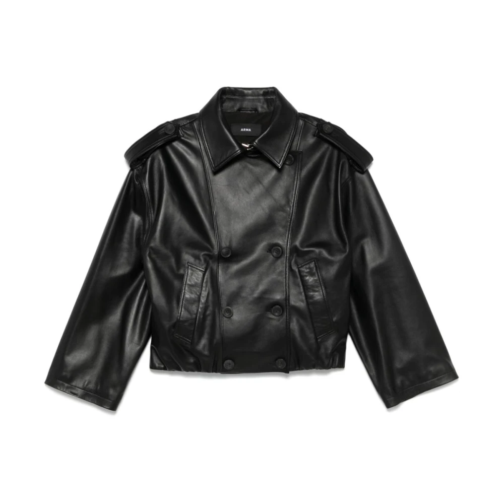 Arma Zwarte Stijlvolle Jassen Black Dames
