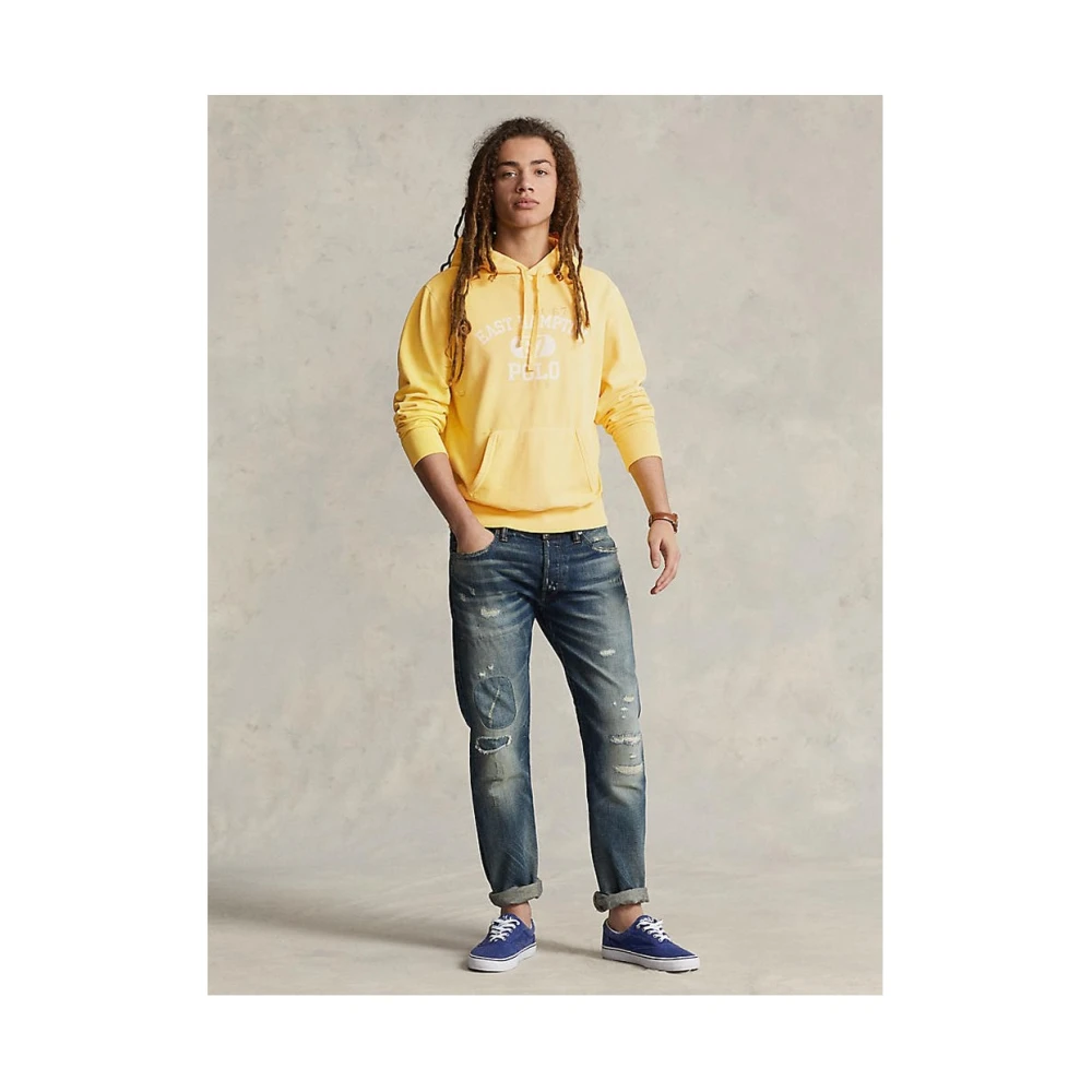 Ralph Lauren Hoodie T-shirt Yellow Heren