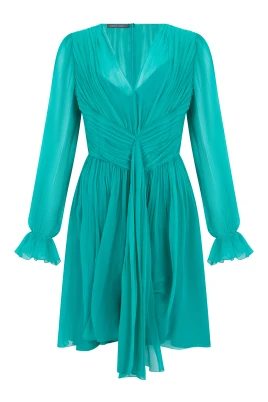 Elegant V-neck Klänning