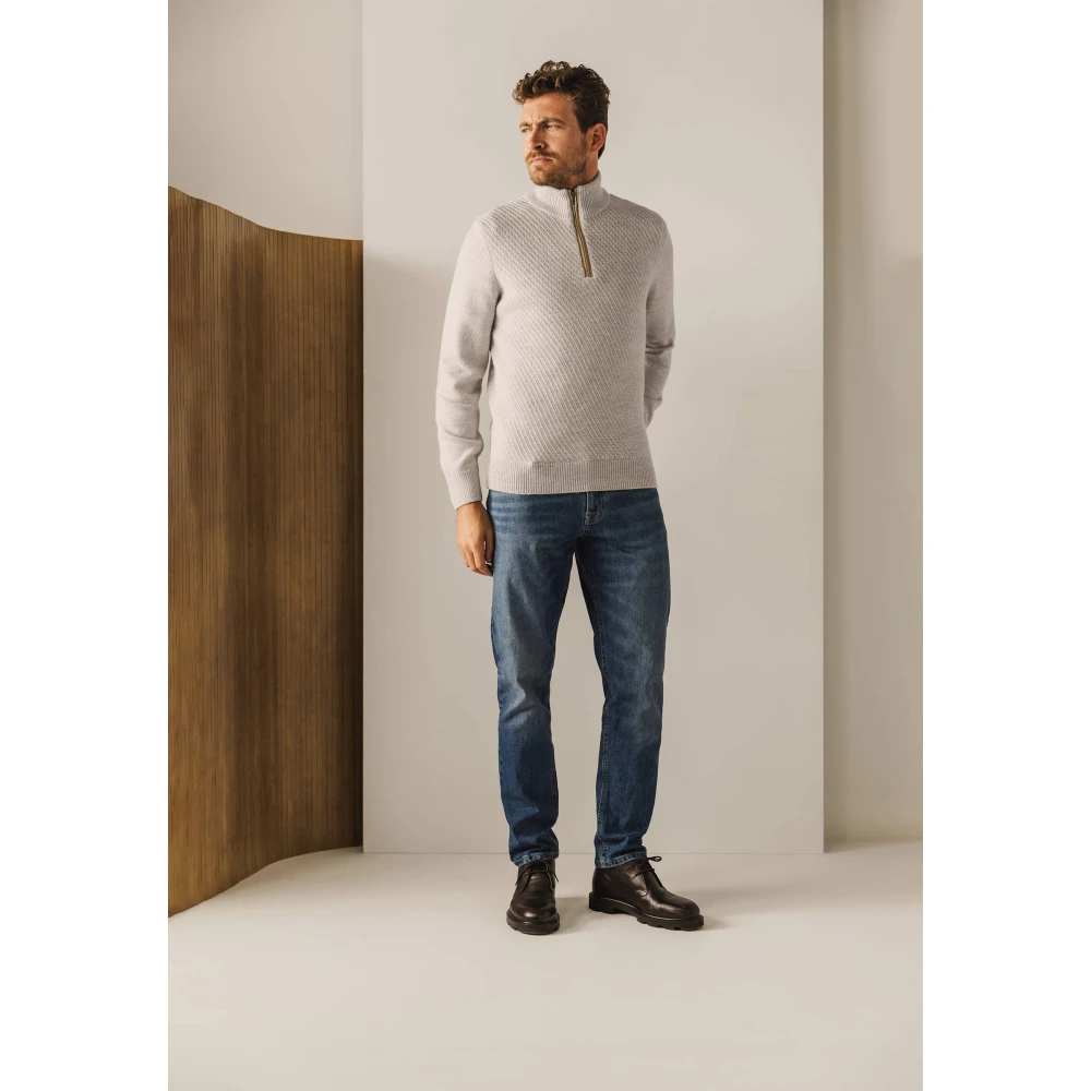 State of Art Stijlvolle Pullover Sweater Beige Heren