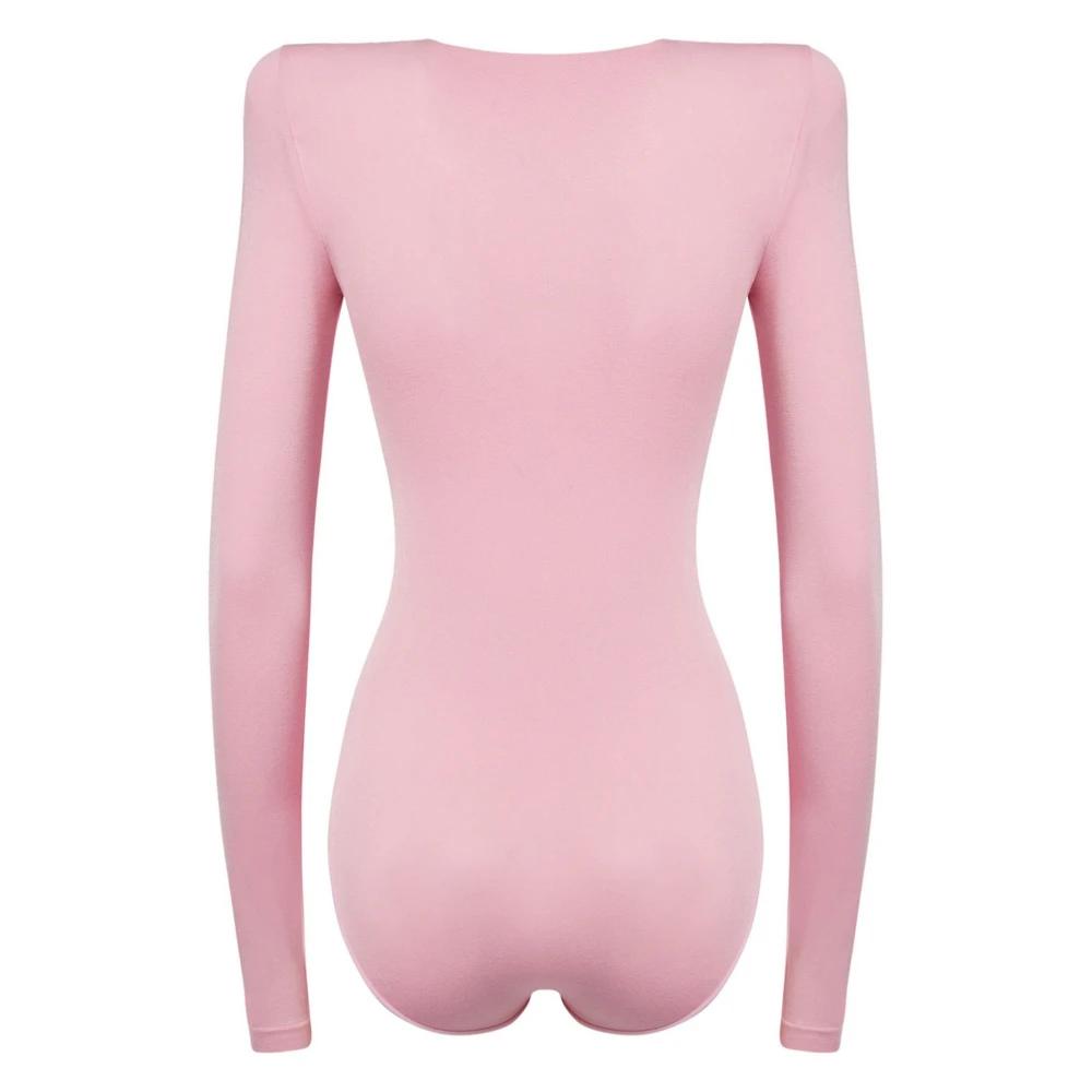 MVP wardrobe Gestructureerde Body met Geïntegreerde Bandjes Pink Dames