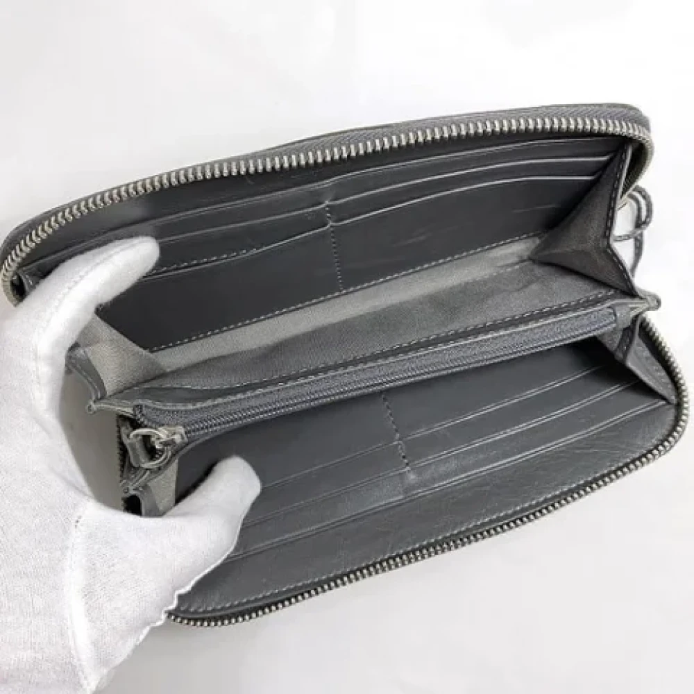 Jimmy Choo Pre-owned Leather wallets Black Dames