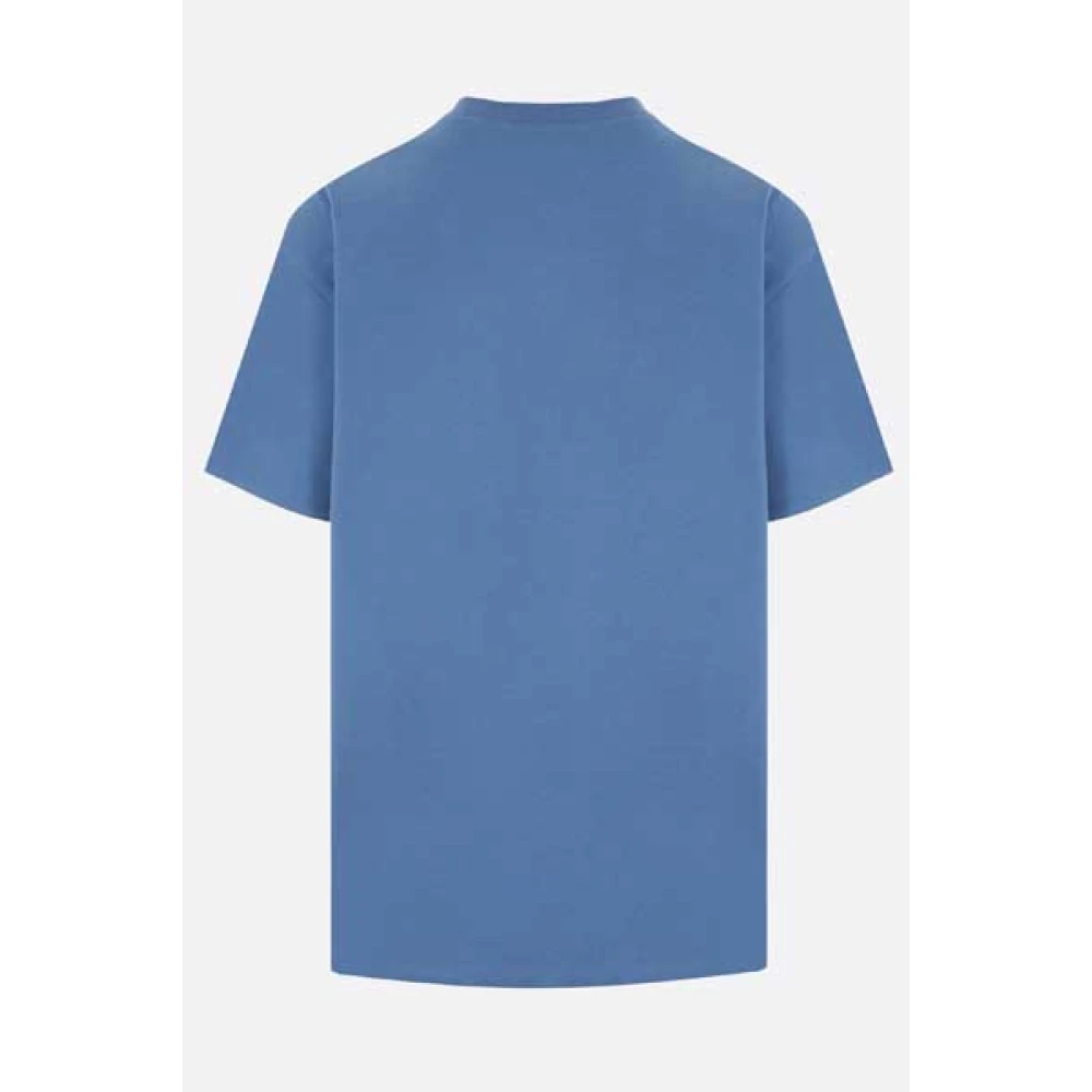 Bottega Veneta Blauwe Oversize Katoenen T-shirt met Ronde Hals Blue Heren