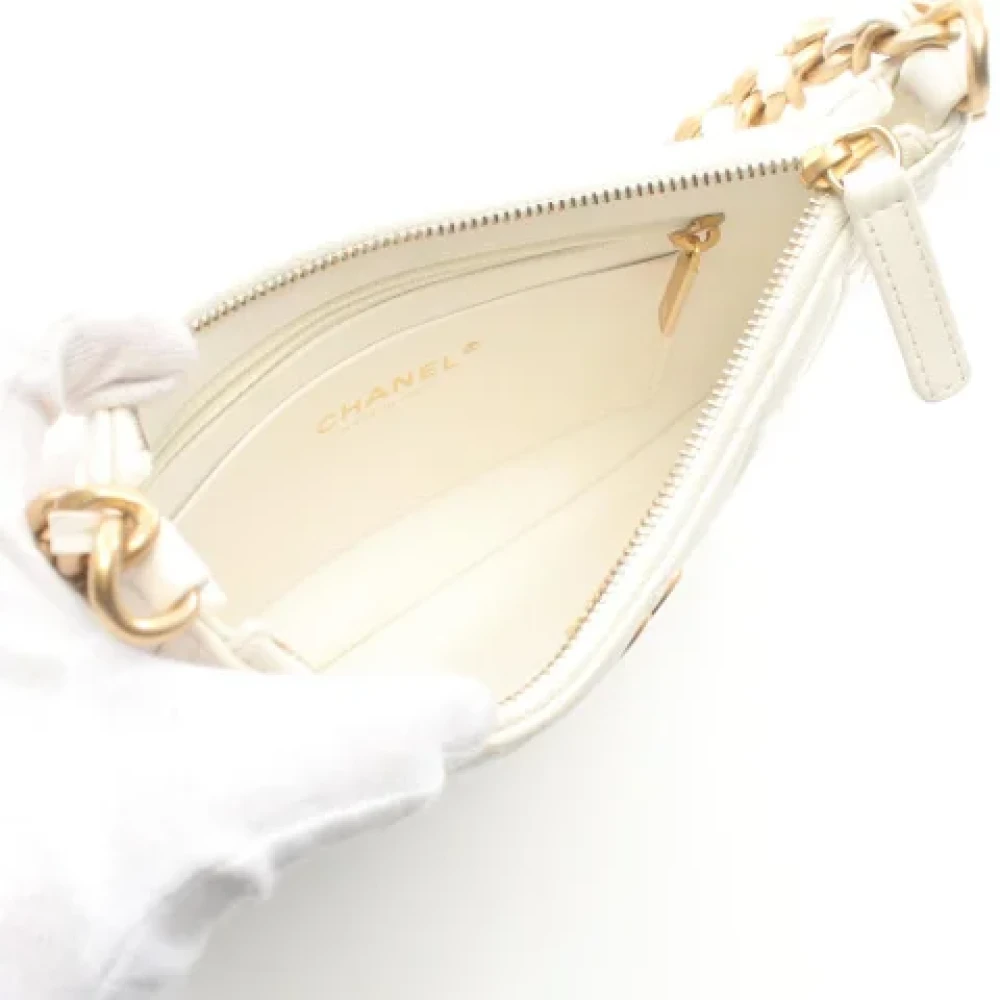 Chanel Vintage Pre-owned Leather chanel-bags White Dames