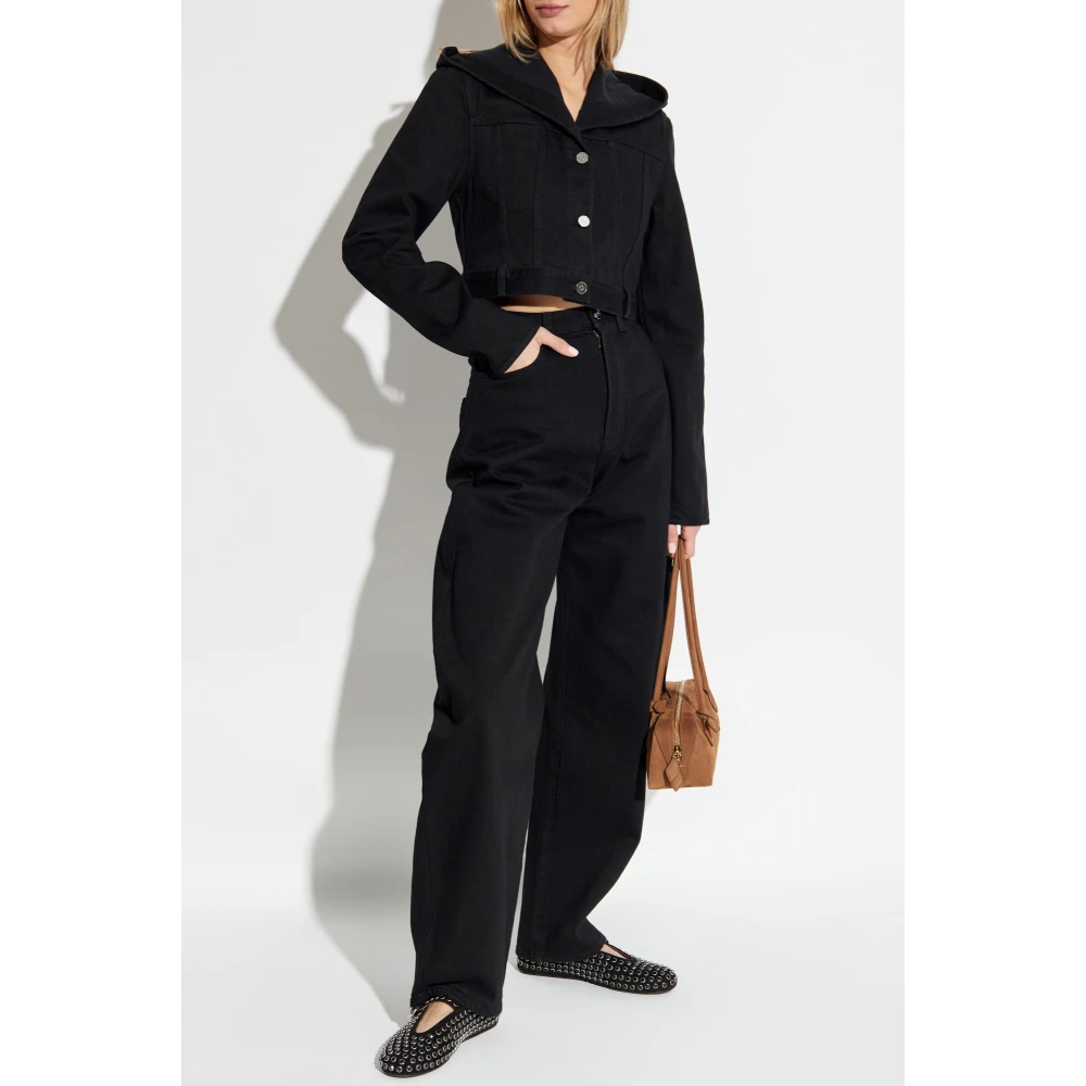 Alaïa Denim jas Black Dames