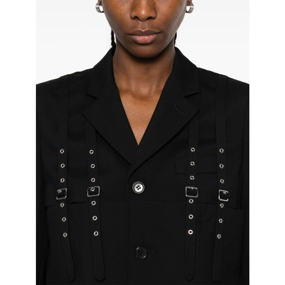 Noir Kei Ninomiya Zwarte Jassen met Stijl Black Dames