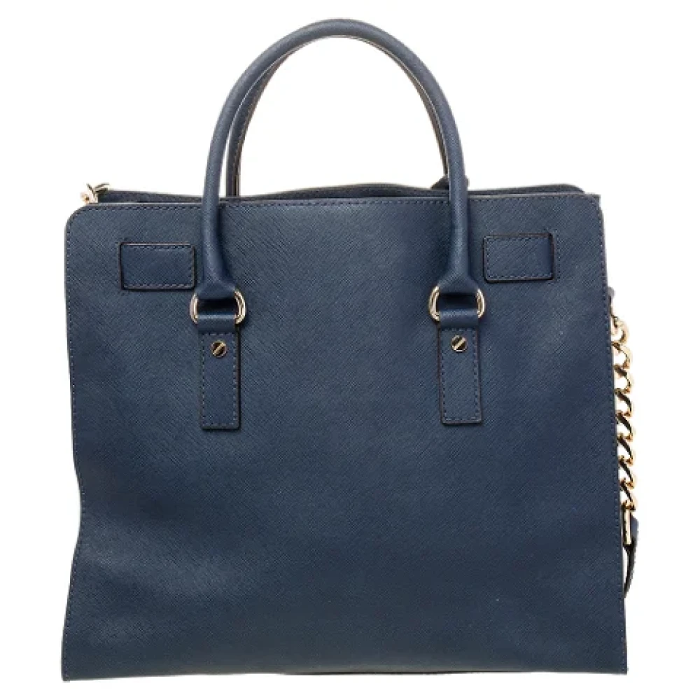 Michael Kors Pre-owned Leather totes Blue Dames
