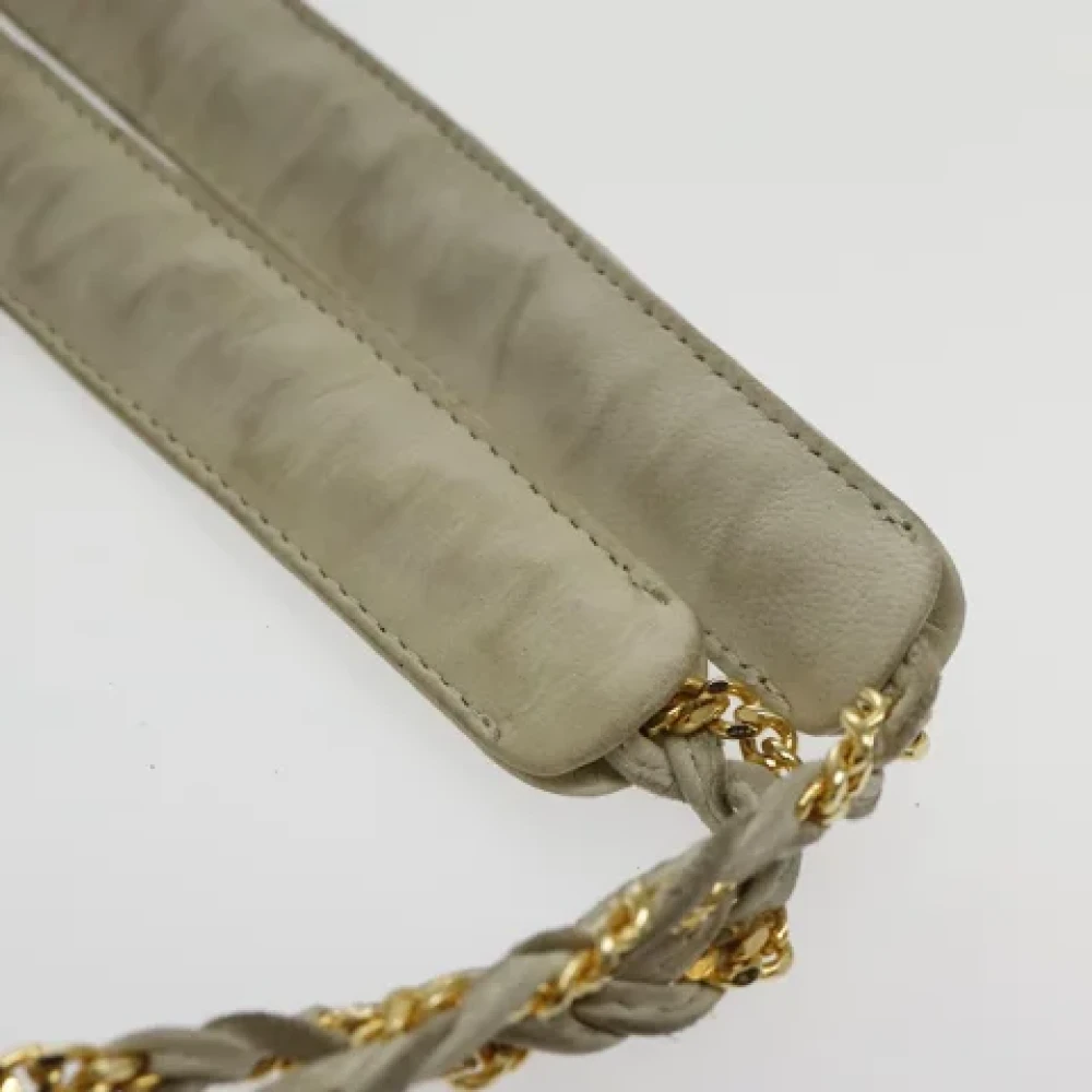 Bally Pre-owned Leather crossbody-bags Beige Dames