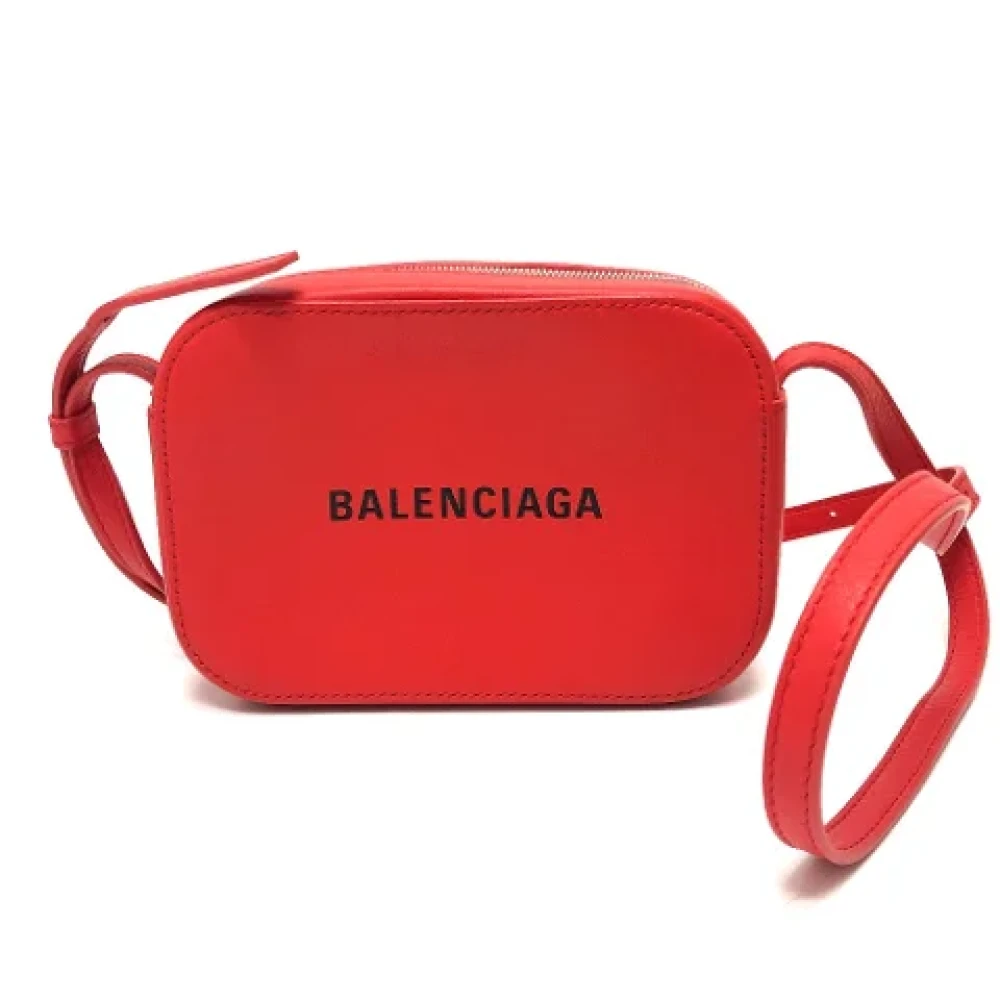 Balenciaga Vintage Pre-owned Leather balenciaga-bags Red Dames