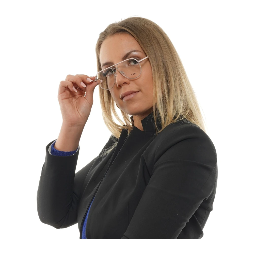 Maje Zilveren Aviator Dames Optische Frames Gray Dames