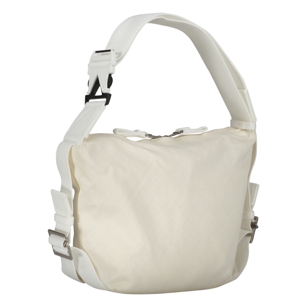 Bottega Veneta Mesh Messenger Tas White Heren