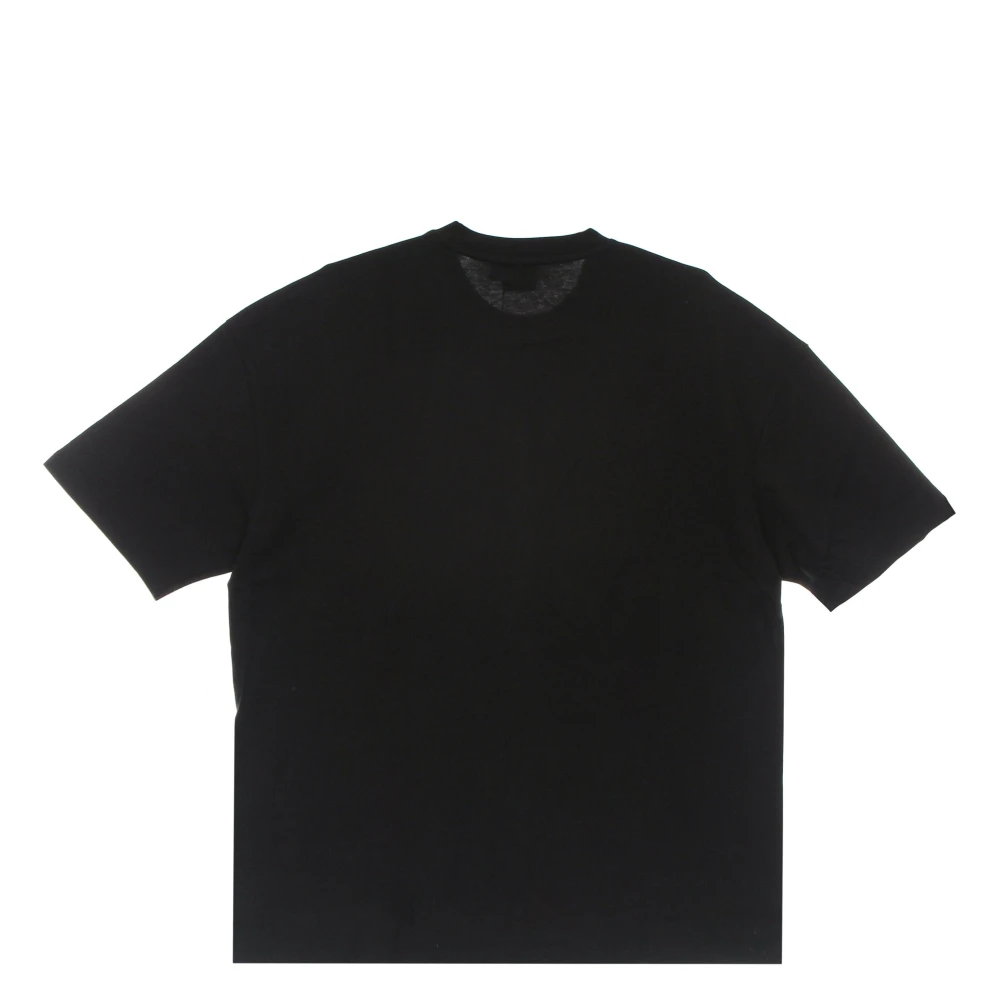 Dolly Noire Zwart T-shirt met letters en korte mouwen Black Heren
