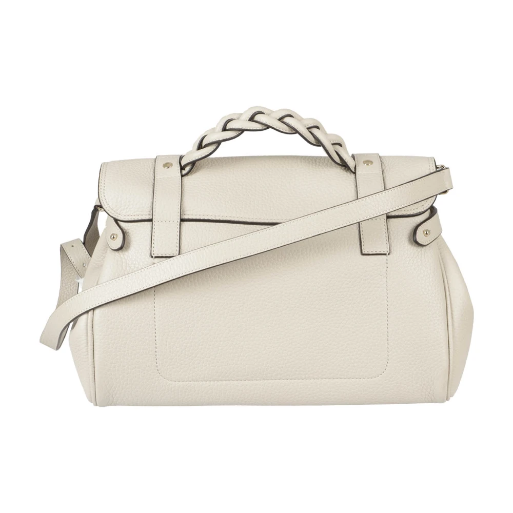 Mulberry Heavy Grain Alexa Leren Tas Beige Dames