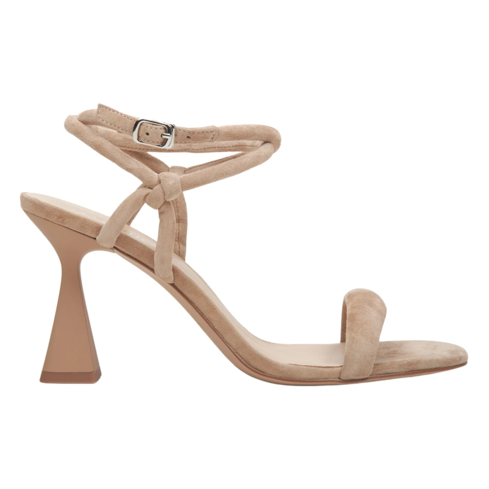 Estro Women's Beige Heeled Strappy Sandals - High Heel Sandals - 6 Uk- Shoes