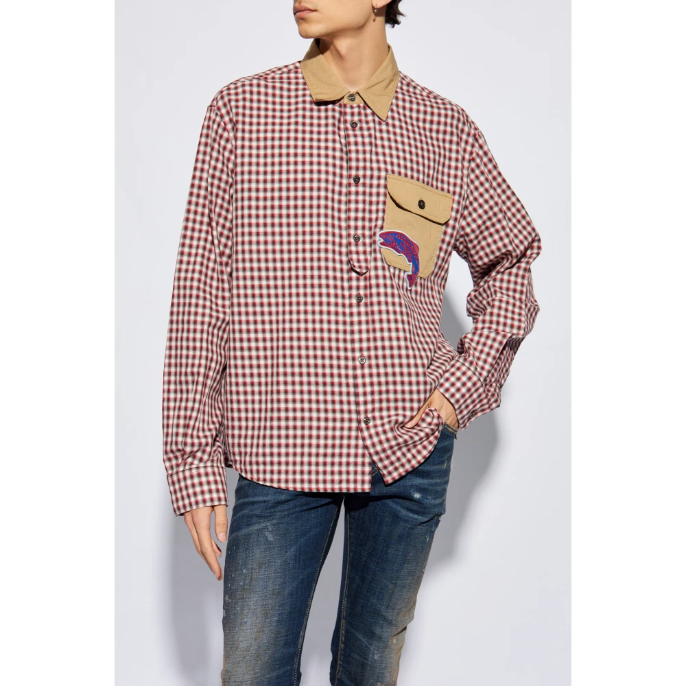 Dsquared2 Shirt met logo Multicolor Heren