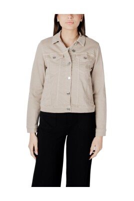 beige-denim-jakke-med-metallic-knapper