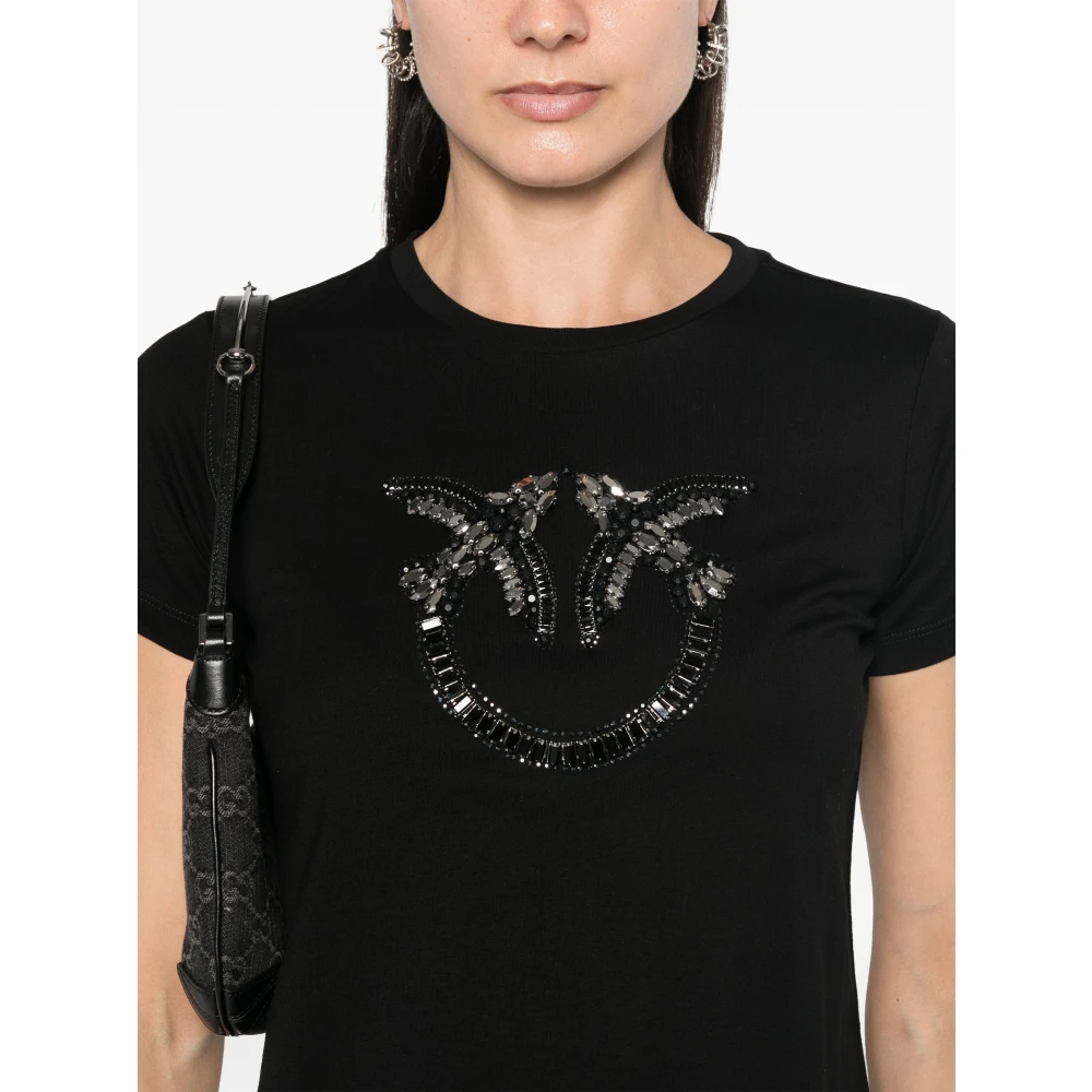pinko Quentin T-shirt Black Dames