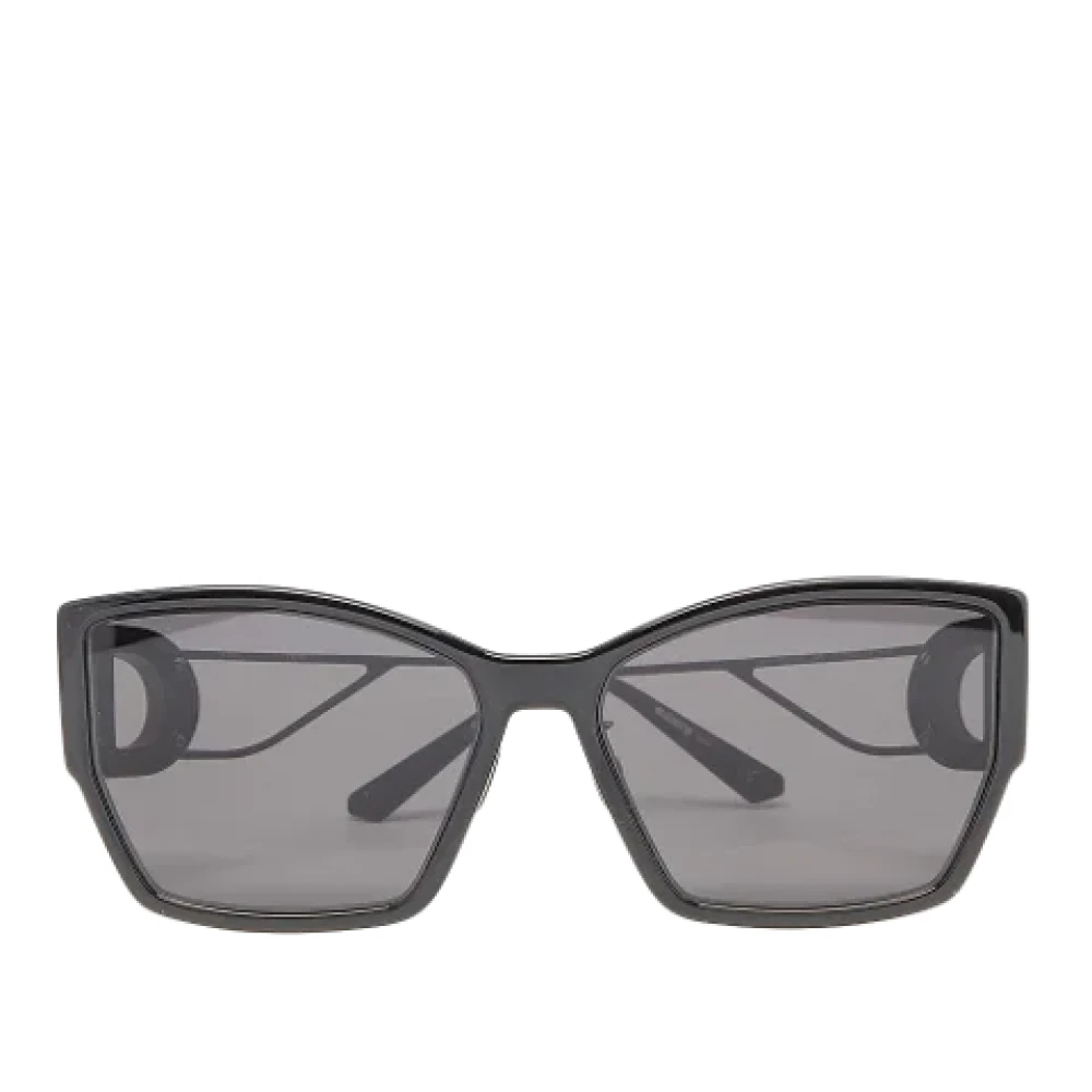 Dior Vintage Pre-owned Acetate sunglasses Black Dames