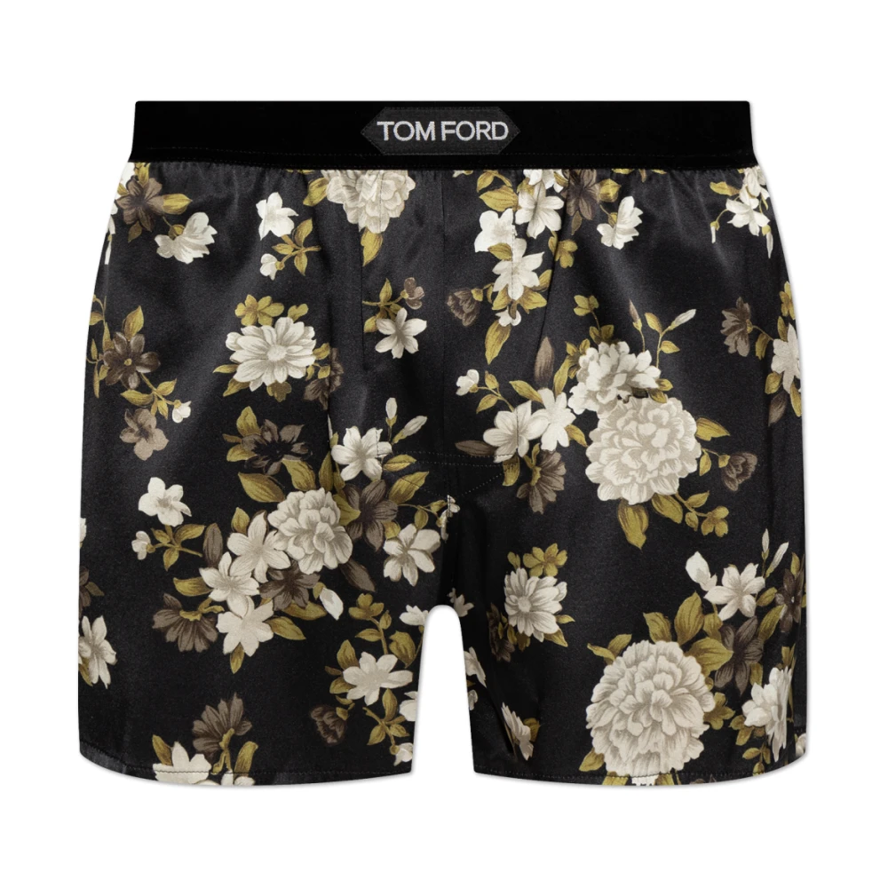 Tom Ford Zijden lingerie shorts Black Heren