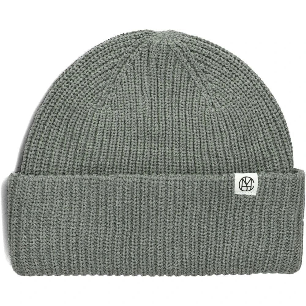 Moss copenhagen Iconische Groene Beanie voor Trendy Vrouwen Gray Dames