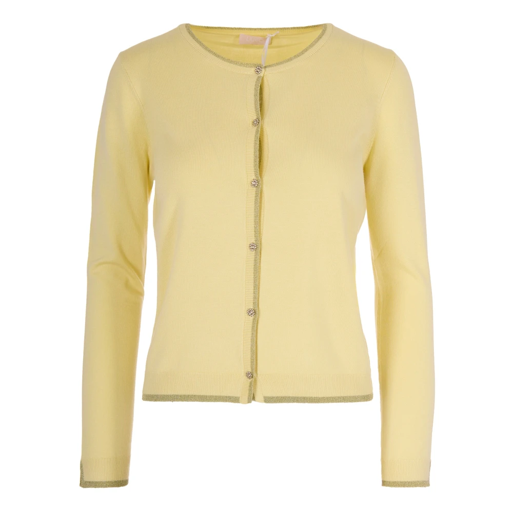 Liu Jo Kvinno Grön Stickade Tröjor Dam, Xs, Polyester, Better