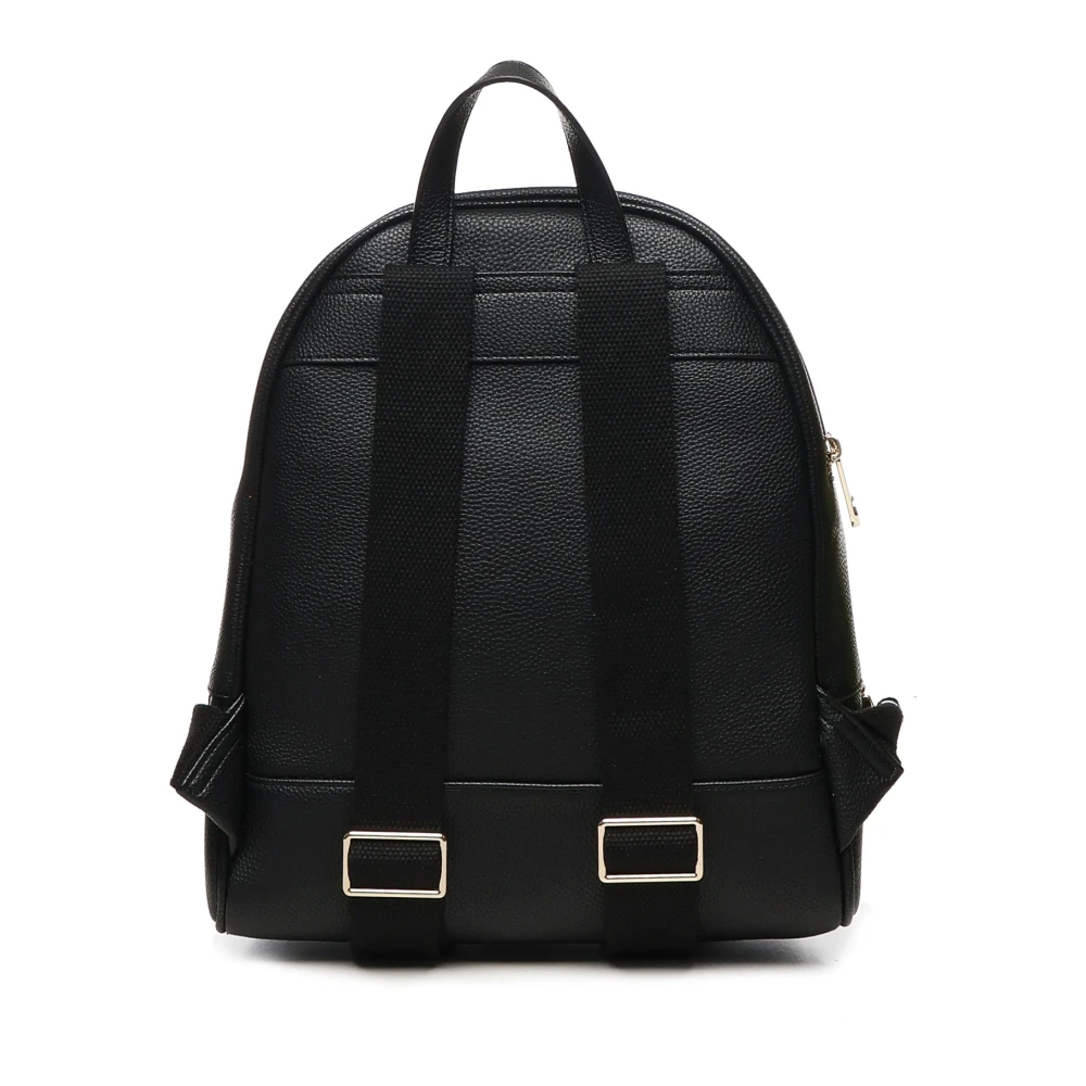 V73 Zwarte rugzak met logobedrukking Black Dames