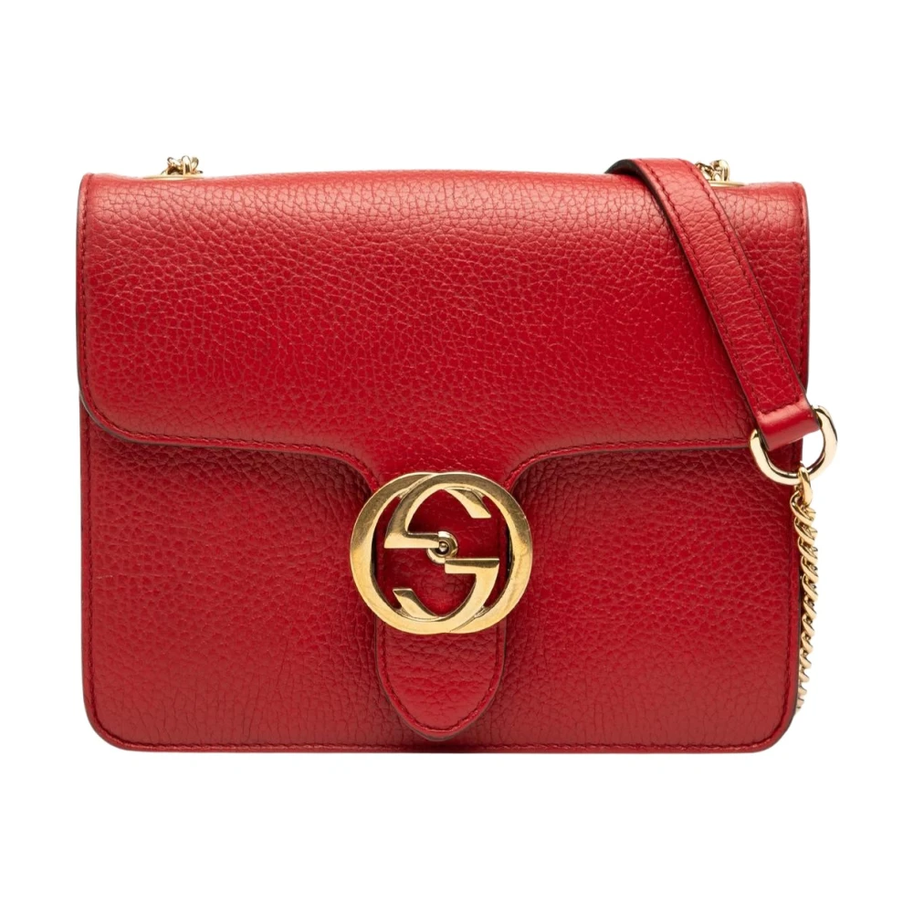 Gucci Vintage Donna Rosso Pre-Owned, Taglia Unica, Used,