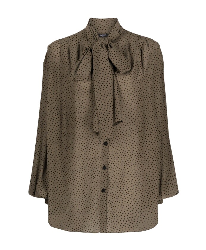 chemise-en-soie-imprimee-avec-bow