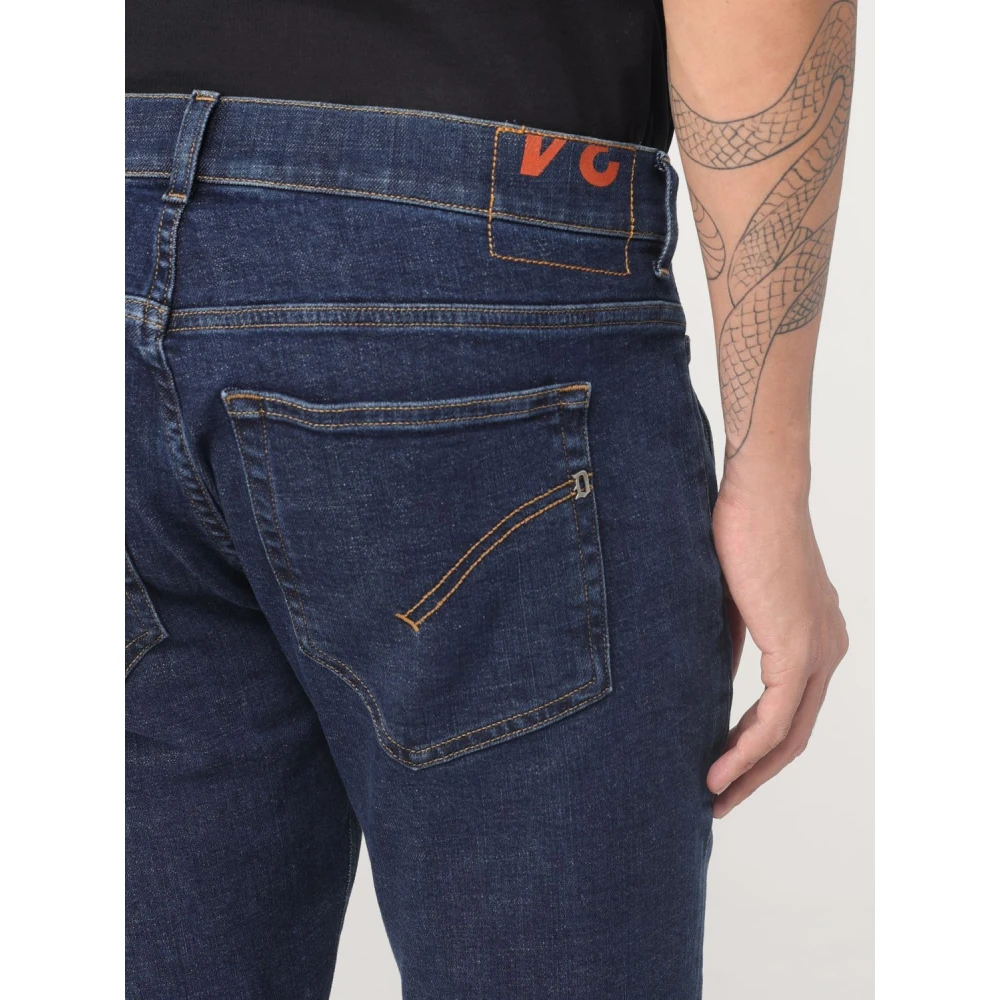 Dondup Gewassen Denim Konor Broek Blue Heren