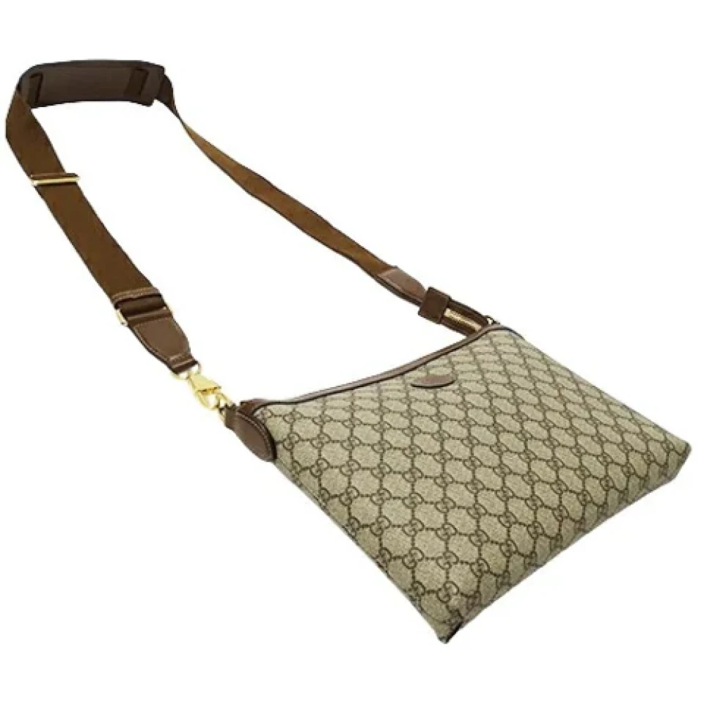 Gucci Vintage Pre-owned Fabric gucci-bags Brown Dames