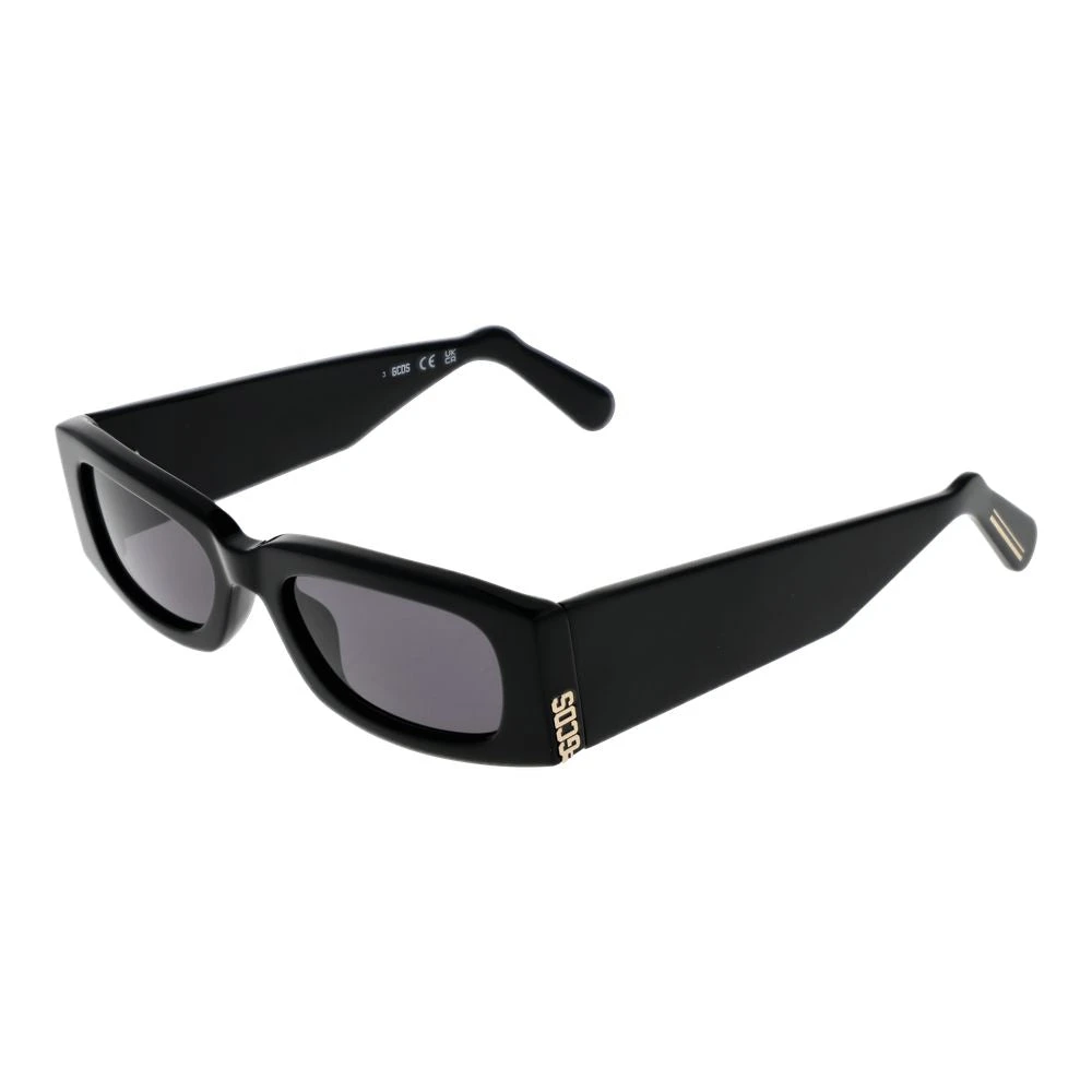 Gcds Unisex Black Rectangle Sunglasses