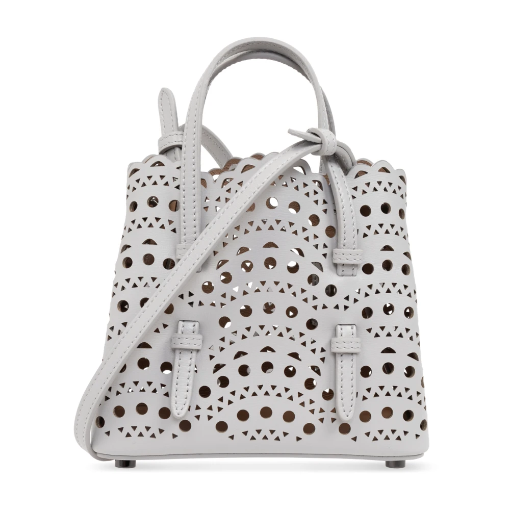 Alaïa Mina 16 Schoudertas Gray Dames
