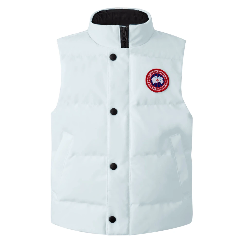 Canada Goose , Waistcoats, Unisex, Gray, 4 Y, Down Padded Vanier Gilet
